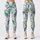 Teal Sea Turtles And Coastal Shells For Ocean-Loving Yoga And Beachside Adventures Leggings - 3