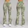 Sage Green Chrysanthemum Florals for Yoga Pilates and Everyday Wear Leggings - 9