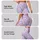 Lavender White Hearts for Romantic Wellness and Everyday Comfort Leggings - 2