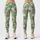 Sage Green Daisies for Spring Fitness and Everyday Activewear Style Leggings - 3