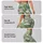 Sage Green Daisies for Spring Fitness and Everyday Activewear Style Leggings - 8