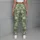 Sage Green Daisies for Spring Fitness and Everyday Activewear Style Leggings - 6
