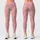 Blush Pink Ivory Botanical Sprigs for Yoga, Pilates and Everyday Activewear Leggings - 3