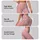 Blush Pink Ivory Botanical Sprigs for Yoga, Pilates and Everyday Activewear Leggings - 2