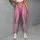 Pink Vertical Stripes for Yoga, Pilates, and Everyday Studio-to-Street Style Leggings - 5