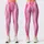 Pink Vertical Stripes for Yoga, Pilates, and Everyday Studio-to-Street Style Leggings - 3