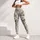 Soft Sage Botanical Florals for Calm Yoga Sessions and Everyday Studio-to-Street Style Leggings - 4