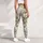 Soft Sage Botanical Florals for Calm Yoga Sessions and Everyday Studio-to-Street Style Leggings - 5