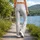 Silver Stars and Peach Polka Dots for Yoga, Pilates, and Everyday Wear Leggings - 12