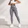 Gray White And Blush Polka Dots For Studio Yoga And Everyday Movement Leggings - 5