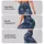 Blue Gray Camouflage Activewear Style for Gym Training and Outdoor Fitness Leggings - 2