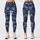 Blue Gray Camouflage Activewear Style for Gym Training and Outdoor Fitness Leggings - 3