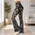 Ivory Floral Mandala Motifs for Cozy Winter Yoga, Studio Sessions, and Everyday Wear Leggings - 12