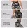 Ivory Floral Mandala Motifs for Cozy Winter Yoga, Studio Sessions, and Everyday Wear Leggings - 8
