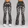 Ivory Floral Mandala Motifs for Cozy Winter Yoga, Studio Sessions, and Everyday Wear Leggings - 9