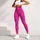 Raspberry White Polka Dot Style for Summer Fitness and Outdoor Running Leggings - 5