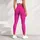 Raspberry White Polka Dot Style for Summer Fitness and Outdoor Running Leggings - 6