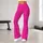 Raspberry White Polka Dot Style for Summer Fitness and Outdoor Running Leggings - 10