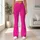Raspberry White Polka Dot Style for Summer Fitness and Outdoor Running Leggings - 11