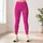 Raspberry White Polka Dot Style for Summer Fitness and Outdoor Running Leggings - 4
