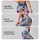 Blue Daisy And Crimson Wildflower Blooms For Yoga, Pilates And Outdoor Fitness Lifestyle Leggings - 8
