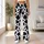 Black And White Cowhide Spots For Running, Yoga And Everyday Activewear Leggings - 11