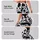 Black And White Cowhide Spots For Running, Yoga And Everyday Activewear Leggings - 8