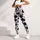 Black And White Cowhide Spots For Running, Yoga And Everyday Activewear Leggings - 5