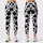 Black And White Cowhide Spots For Running, Yoga And Everyday Activewear Leggings - 3