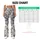 Indigo Floral Songbird Toile for Yoga Pilates and Outdoor Fitness Leggings - 7