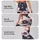Navy Blush Botanical Flowers for Yoga Pilates Running and Summer Fitness Leggings - 2