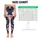 Navy Blush Botanical Flowers for Yoga Pilates Running and Summer Fitness Leggings - 1