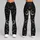 Silver Stars and Crescent Moons for Cozy Stargazing, Yoga, and Nighttime Lounging Leggings - 9