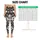 Monochrome Wildflower Garden for Summer Yoga, Gym Workouts and Outdoor Training Leggings - 1