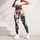 Navy And Blush Botanical Blooms For Yoga, Pilates, And Everyday Active Living Leggings - 5