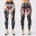 Navy And Blush Botanical Blooms For Yoga, Pilates, And Everyday Active Living Leggings - 3