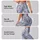 Blue And Ivory Paisley Florals For Yoga, Pilates And Everyday Activewear Leggings - 8