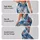 Blue Tropical Monstera and Hibiscus for Yoga, Gym Training and Outdoor Fitness Lifestyle Leggings - 8