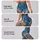 Vibrant Turquoise Floral Medallions for Colorful Weekend Style and Winter Layering Leggings - 2