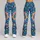Vibrant Turquoise Floral Medallions for Colorful Weekend Style and Winter Layering Leggings - 9