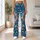 Vibrant Turquoise Floral Medallions for Colorful Weekend Style and Winter Layering Leggings - 10