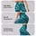 Turquoise Mermaid Scales for Coastal Getaways and Fantasy Events for Her, Ocean Fans Leggings - 8