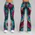 Colorful Aqua Magenta Serpent Scales for Fall Streetwear and Everyday Style for Women Leggings - 9