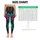 Colorful Aqua Magenta Serpent Scales for Fall Streetwear and Everyday Style for Women Leggings - 1