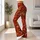 Red Gold Dragon and Peony Motifs for Bold Winter Parties and Striking Evening Style Leggings - 11