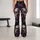 Violet Rose And Ivory Skull Motifs For Gothic Autumn Style And Dark Romantic Looks Leggings - 10
