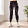 Violet Rose And Ivory Skull Motifs For Gothic Autumn Style And Dark Romantic Looks Leggings - 4