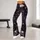 Violet Rose And Ivory Skull Motifs For Gothic Autumn Style And Dark Romantic Looks Leggings - 11