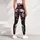 Violet Rose And Ivory Skull Motifs For Gothic Autumn Style And Dark Romantic Looks Leggings - 6