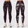 Violet Rose And Ivory Skull Motifs For Gothic Autumn Style And Dark Romantic Looks Leggings - 3